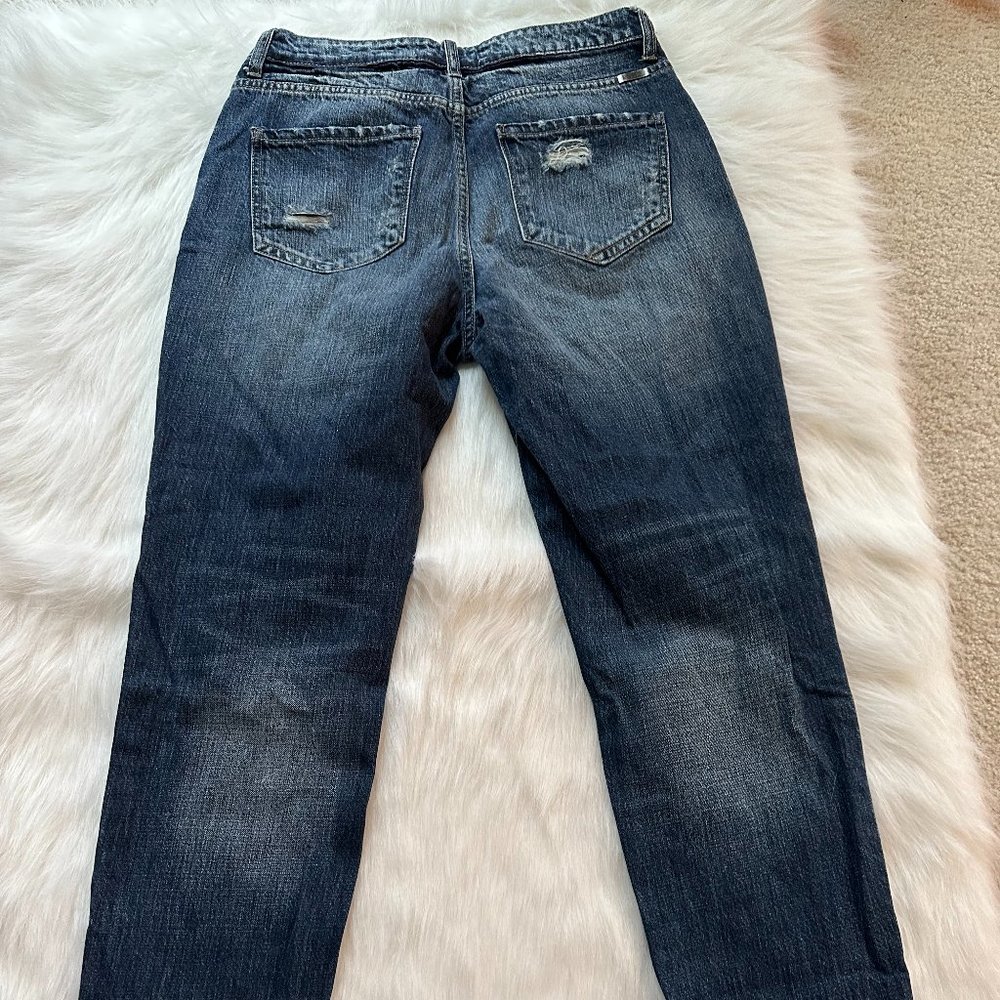 KANCAN Jeans Straight Leg High Waist Girlfriend Distressed Boho Size 27 #KC9147D - Picture 9 of 9